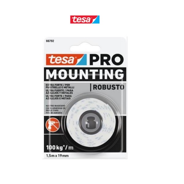 Nastro Biadesivo Powerbond PRO Mounting 19x1,5mt